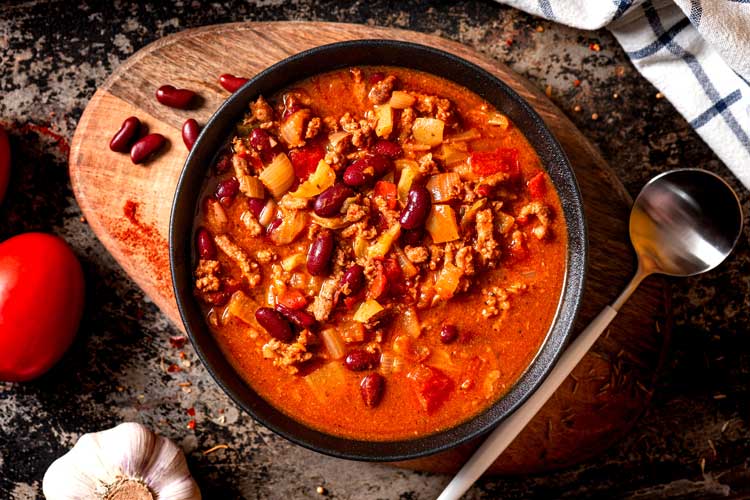 Chili con carne bewaren